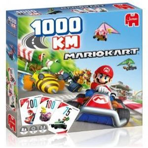 Jumbo 1000 KM Mario Kart - Speel als Mario, Luigi of Peach! Geschikt voor 2-6 spelers vanaf 7 jaar