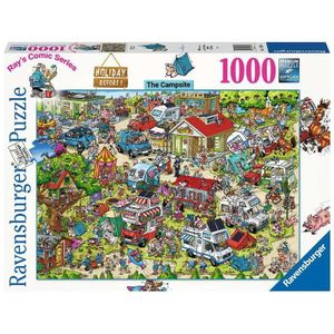 Ravensburger Ray's Comic Series - Holiday Resort 1: The Campsite - Legpuzzel 1000 Stukjes