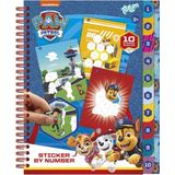 Paw patrol sticker op nummer boek 721159