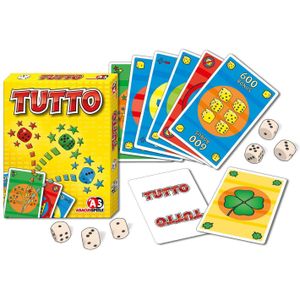 Tutto dobbelspel - HOT Games | Voor 2-10 spelers vanaf 12 jaar | Inclusief 56 speelkaarten en 6 dobbelstenen