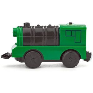 Woody electrische locomotief groen 91168