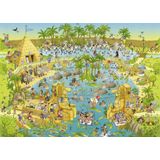Puzzel Nile Habitat,Comic 1000 Stukjes Heye 29693