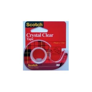 Scotch transparant tape 19mm X 7.5m met