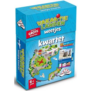 Identity Games Vakantielanden Weetjes Kwartet - Leuk kaartspel voor kinderen vanaf 5 jaar - 2 tot 4 spelers - Speelduur 15 min