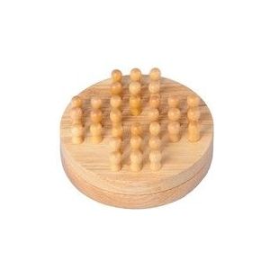 Engelhart Houten Solitair Klein - Geschikt voor Reizen - Inclusief 33 Houten Pegs - Diameter 12 cm