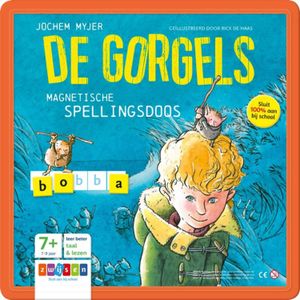 Zwijsen De Gorgels magnetische spellingsdoos - Leer spelenderwijs spellen en taalvaardigheden met 16 werkbladen en 180 magnetische letters