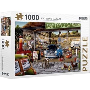 Rebo puzzel 1.000 st. Daytons Garage