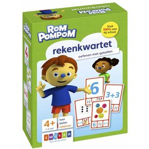 Zwijsen Rompompom Rekenkwartet 4+ - Leerzaam en speels getallenspel voor kleuters