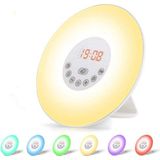 Verpakkingsschade - Denver Wekkerradio Met Wake Up Light Met Alarm En Dimmer - Fm Radio - Crl330 - Wit - New