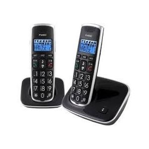 Fysic - Big Button Twinset - Senioren - Huistelefoon - Grote Toetsen - 2 Handsets - Dect -