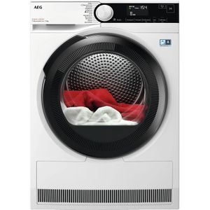 AEG TR8T70680 Warmtepompdroger Serie 8000 AbsoluteCare® met trommelbediening (8 kg, A+++, wit/zwart/wit)