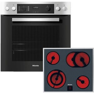 MIELE H 2269-1 E EDST+KM 6003 LPT, inbouw kookset (keramische  kookplaat, A+, 76 liter)