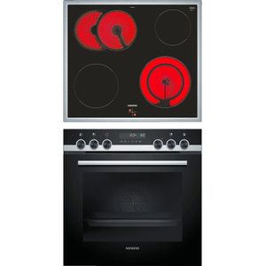 SIEMENS PQ521KA10 iQ500 (oven), iQ300 (kookplaat), inbouw kookset (keramische kookplaat, A, 71 l)