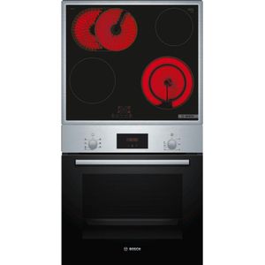 BOSCH HBD231VR61 inbouw ovenset (met keramische kookplaat, A, 66 l)