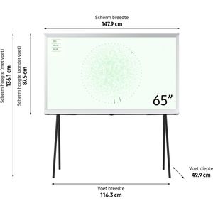 SAMSUNG GQ65LS01DAU 65 inch (165 cm) Televisie