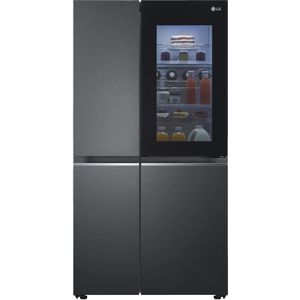 LG GSQV90MCAE Amerikaanse koelkast (E, 1790 mm hoog, matzwart)