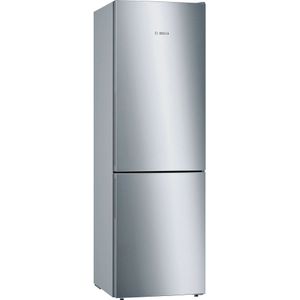 BOSCH KGE36AICA Serie 6 koelkast met vriezer (C, 149 kWh, 1860 mm hoog, RVS anti-vingerafdruk)