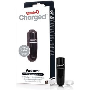 The Screaming O Charged Vooom Mini Vibrator Zwart
