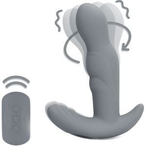 Loveline Vibromasseur De Prostate Rotatif Gotham Grey 13 cm
