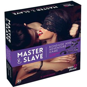 Tease & Please Master & Slave Bondage Spel Paars NL/FR