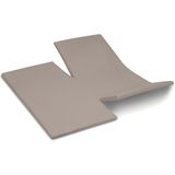 Cinderella - Topper Hoeslaken met dubbele split - Jersey - 180x200/210 cm - Taupe