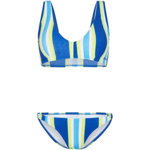 O'Neill Terry Lucia Longline Triangle Bikini Set  - Dames - Blauw - Maat: 40