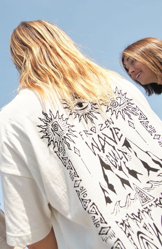 O'Neill Surf Heroes Loose T-shirt  - Dames - Wit - Maat: S