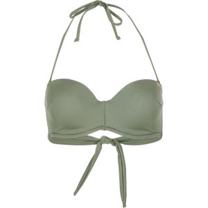 O'Neill Havaa Mould Wire Bandeau Bikini Top  - Dames - Groen - Maat: 38B