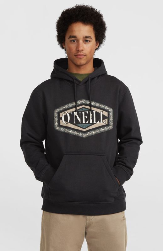 O'Neill Front Print Hoodie  - Heren - Zwart - Maat: S