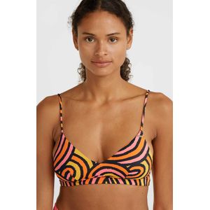 O'Neill Wave Crop Bikini Top  - Dames - Oranje - Maat: 34