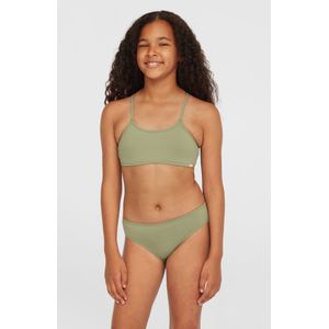 O'Neill Essentials Bralette Bikini Set  - Meisjes - Groen - Maat: 140