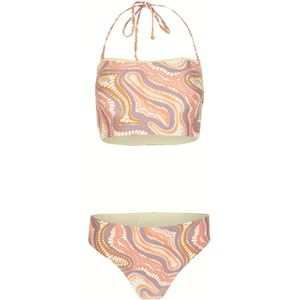 O'Neill Longline Jen Love Bandeau Bikini Set  - Dames - Beige - Maat: 38
