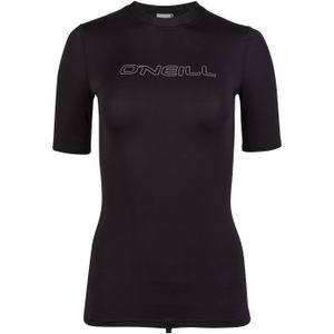 O'Neill Bidart Korte Mouwen Upf 50+ UV Shirt Rash Guard  - Dames - Zwart - Maat: S