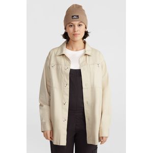 O'Neill Twill Overshirt  - Dames - Beige - Maat: S