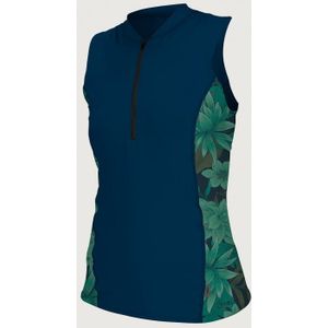O'Neill Rash Guards Front-zip Pet Sleeve Uv Shirt  - Dames - Blauw - Maat: XXS
