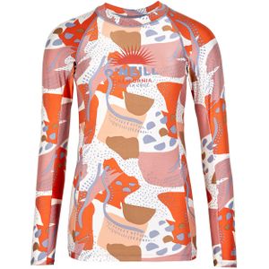 O'Neill Desert Lange Mouwen Upf 50+ UV Shirt Rash Guard  - Dames - Oranje - Maat: M