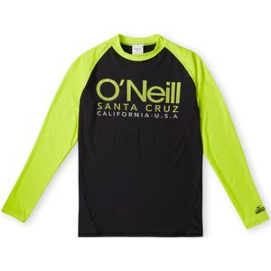 O'Neill Cali Lange Mouwen Upf 50+ UV Shirt Rash Guard  - Jongens - Zwart Mix - Maat: 10