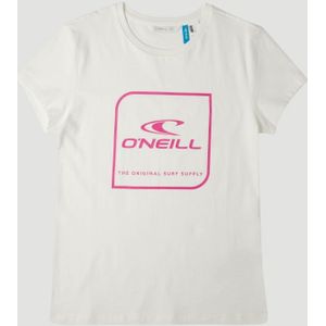 O'Neill Cube T-shirt  - Meisjes - Wit - Maat: 176