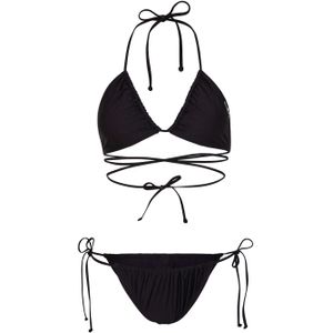 O'Neill Kat Becca Women Of The Wave Triangle Bikini Set  - Dames - Zwart - Maat: 40