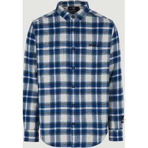 O'Neill Trvlr Series Flannel Check Shirt  - Heren - Blauw - Maat: XL