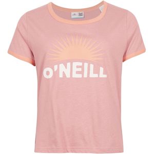 O'Neill Marri Ringer T-shirt  - Dames - Roze - Maat: XL