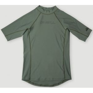 O'Neill Korte Mouwen Upf 50+ UV Shirt Rash Guard  - Meisjes - Groen - Maat: 14