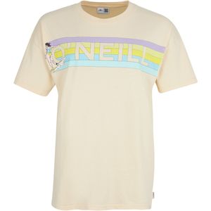 O'Neill Connective Graphic Long T-shirt  - Dames - Beige - Maat: XL