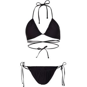 O'Neill Kat Becca Women Of The Wave Triangle Bikini Set  - Dames - Zwart - Maat: 38