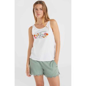 O'Neill Luana Graphic Tank Top  - Dames - Wit - Maat: L