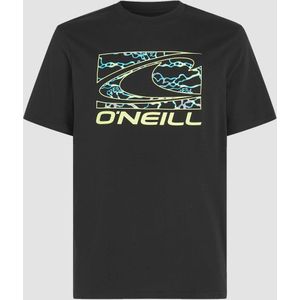 Jack O'Neill Wave T-shirt  - Heren - Zwart - Maat: S