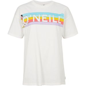 O'Neill Connective Graphic Long T-shirt  - Dames - Wit - Maat: M