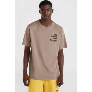 O'Neill Future Surf Society T-shirt  - Heren - Bruin - Maat: L