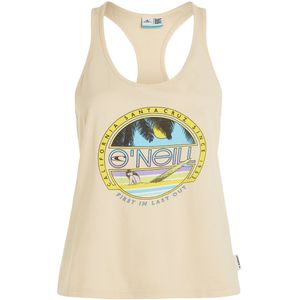 O'Neill Connective Graphic Tanktop  - Dames - Beige - Maat: M