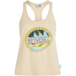 O'Neill Connective Graphic Tanktop  - Dames - Beige - Maat: L